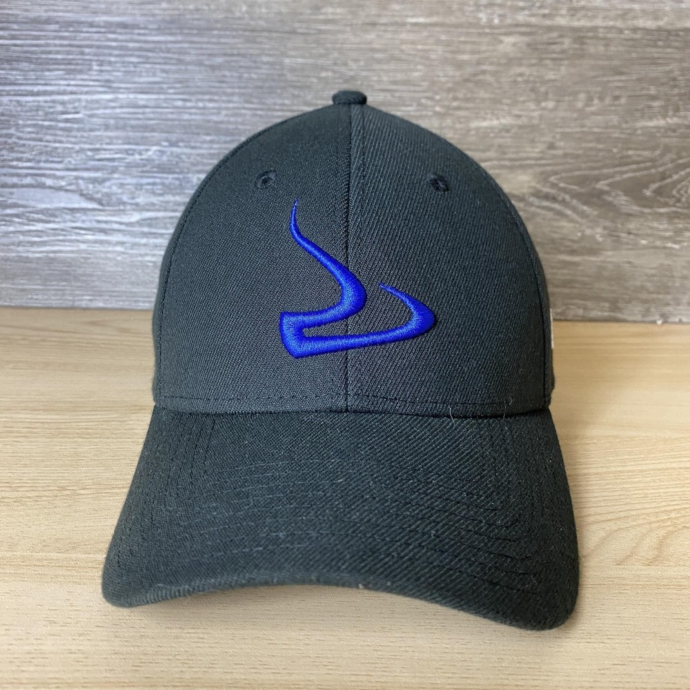 Bluefire Interactive Hat Cap Fitted Mens Small Medium New Era 39Thirty Black